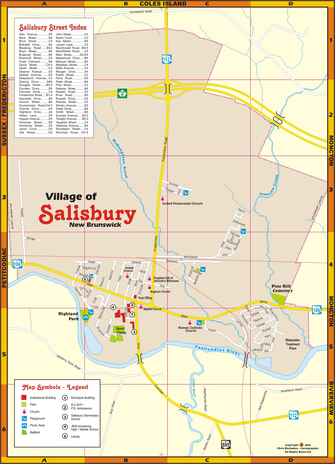 Petitcodiac River Wikiwand SALISBURY MAP 2006 